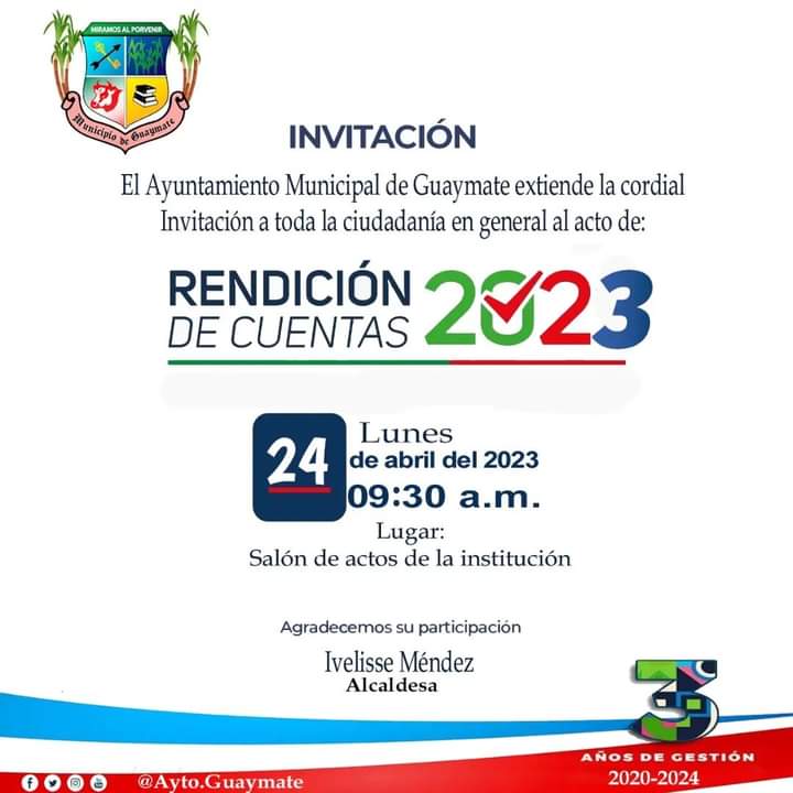 El próximo lunes 24 de abril la Alcaldesa Ivelisse Méndez dará a conocer ante la población los logros obtenidos en este tercer año de gestión municipal.